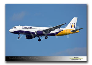 LGW-202 - Monarch Airlines Airbus Industries A320-212 - G-MONX (Msn 392),