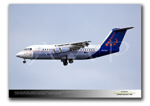 LGW-233 - Brussels Airlines BAe RJ85 - OO-DJX (Msn E2297)