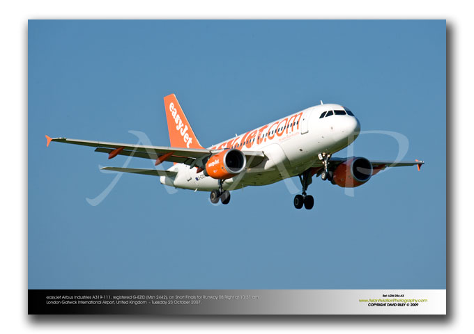 LGW-286 - easyJet Airbus Industries A319-111 - G-EZID (Msn 2442)