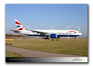 LGW-318- British Airways Boeing 777-236ER - G-VIIB (Msn 27484 Ln 49)
