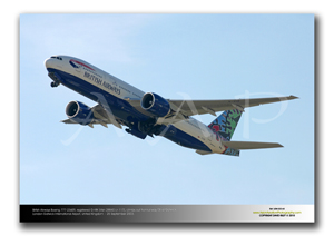 LGW-322- British Airways Boeing 777-236ER - G-VIIK (Msn 28840 Ln 117) with the Animals and Trees tail scheme