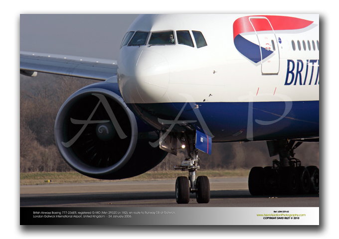 LGW-329 - British Airways Boeing 777-236ER - G-VIIO (Msn 29320 Ln 182) 