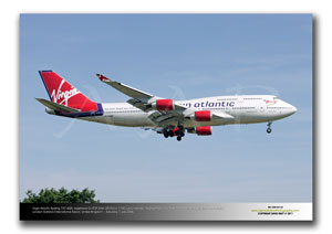 LGW-341 - Virgin Atlantic Airways Boeing 747-4Q8  G-VTOP (Msn 28194 Ln 1100) and named �Virginia Plain�
