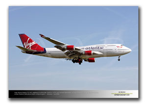 LGW-342 - Virgin Atlantic Airways Boeing 747-443, - G-VROM (Msn 32339 Ln 1275 ) and named �Barbarella�,