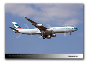 LHR-003 - Cathay Pacific Airbus Industries A340-313X - B-HXC (Msn 142)