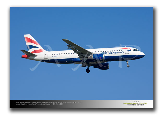 LHR-010 - British Airways Airbus Industries A320-111 - G-BUSB (Msn 006)