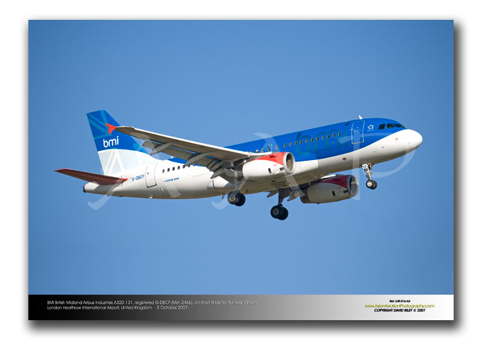 LHR-016 - BMI Airbus Industries A319-131 - G-DBCF (Msn 2466)