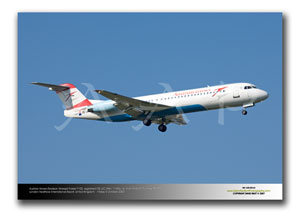 LHR-020 - Austrian Arrows (Tyrolean Airways) Fokker F100 - OE-LVC (Msn 11446)