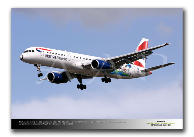 LHR-021 - British Airways Boeing 757-236 - G-CPEM (Msn 28665 Ln 747)