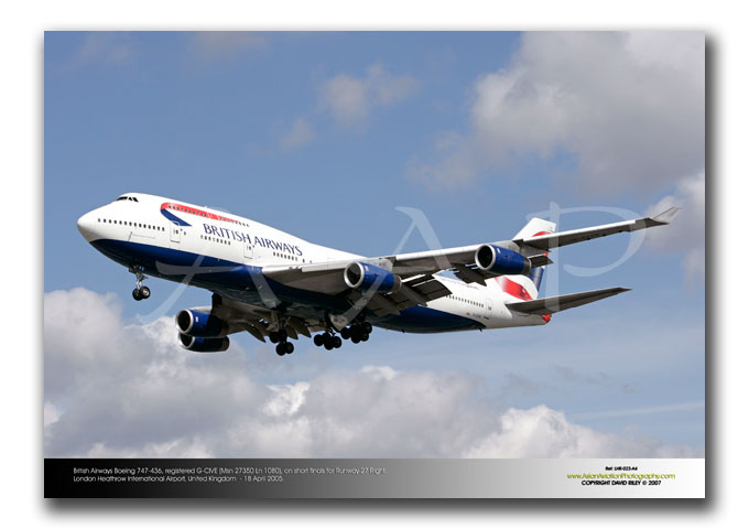 LHR-023 - British Airways Boeing 747-436 - G-CIVE (Msn 27350 Ln 1080)