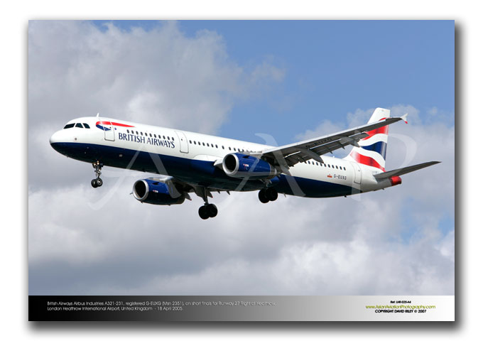 LHR-025 - British Airways Airbus Industries A321-231 -  G-EUXG (Msn 2351)
