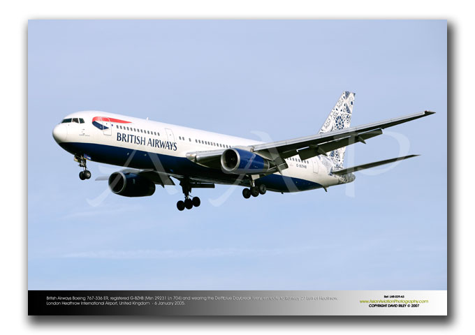 LHR-029 - British Airways Boeing 767-336 ER - G-BZHB (Msn 29231 Ln 704).
