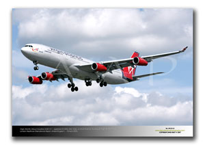 LHR-032 - Virgin Atlantic Airways Airbus Industries A340-311 - G-VHOL (Msn 002) and named �Jetstreamer�