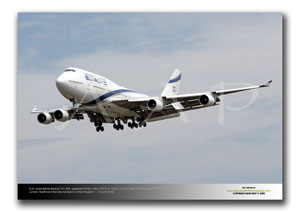 LHR-045 - El Al  Israel Airlines Boeing 747-458 - 4X-ELC (Msn 27915 Ln 1062)