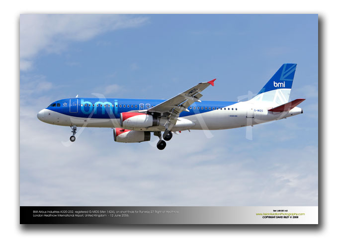 LHR-051 - BMI Airbus Industries A320-232 - G-MIDS (Msn 1424