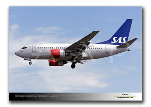 LHR-052 - SAS Skandinavian Airlines Boeing 737-683 - LN-RPF (Msn 28307 Ln 330)