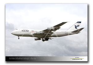 LHR-060 - Iran Air Boeing 747-286B - EP-IAG (Msn 21218  Ln 300)