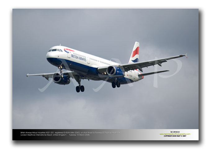 LHR-065 - British Airways Airbus Industries A321-231 - G-EUXH (Msn 2363)