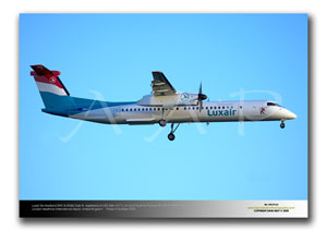 LHR-075 - Luxair De Havilland DHC-8-402Q Dash 8 - LX-LGD (Msn 4171),