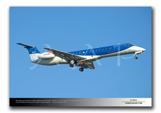 LHR-080 - BMI Regional Embraer ERJ-145 EP - G-RJXG (Msn 145390)