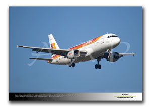 LHR-096 - Iberia Airbus Industries A320-211 - EC-FLP (Msn 266)