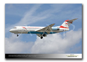 LHR-111 - Austrian Arrows Fokker 70 - OE-LFG (Msn 11549)