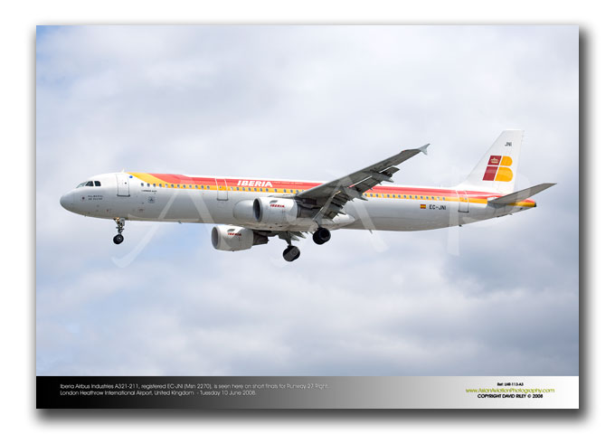 LHR-113 - Iberia Airbus Industries A321-211 - EC-JNI (Msn 2270)