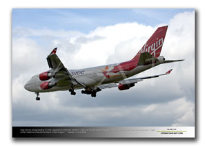 LHR-114 - Virgin Atlantic Airways Boeing 747-4H6 - G-VFAB (Msn 24958 Ln 1028)  and named �Lady Penelope�