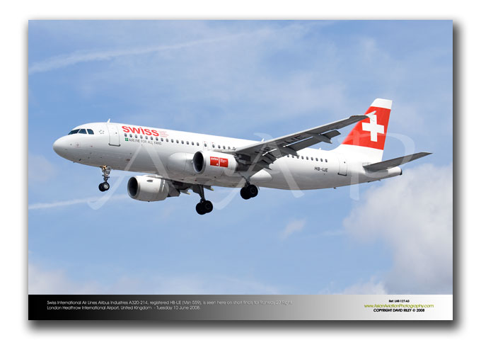 LHR-127 - Swiss International Air Lines Airbus Industries A320-214 - HB-IJE (Msn 559)