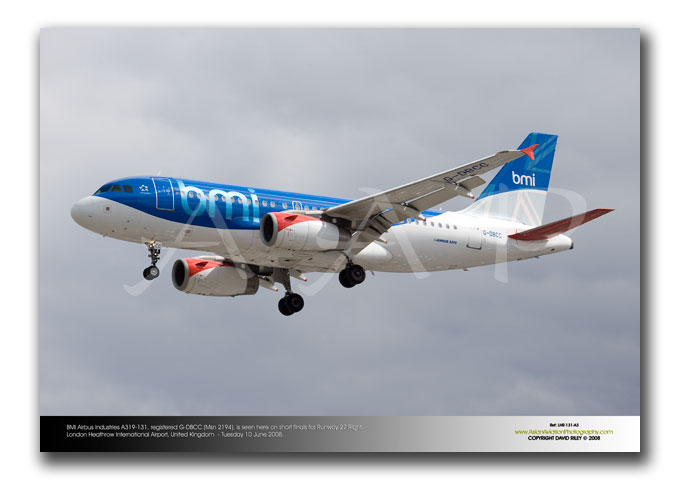 LHR-131 - BMI Airbus Industries A319-131 - G-DBCC (Msn 2194)