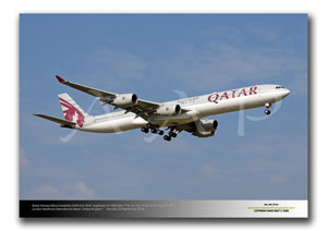 LHR-139 - Qatar Airways Airbus Industries A340-642 HGW - A7-AGB (Msn 715)