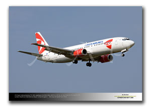 LHR-140 - CSA Czech Airlines Boeing 737-45S - OK-DGM (Msn 28473 Ln 3014)