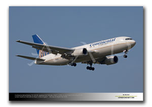 LHR-143 - Continental Airlines Boeing 767-224 ER - N67158 (Msn 30437 Ln 839)