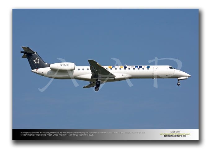 LHR-164 - BMI Regional Embraer ERJ-145 EP - G-RJXI (Msn 145454)