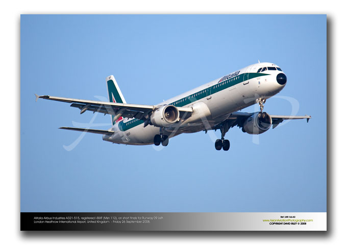 LHR-166 - Alitalia Airbus Industries A321-112 - I-BIXF (Msn 515)