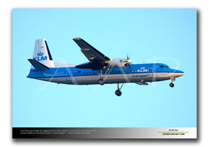 LHR-170 -KLM Cityhopper Fokker 50 - PH-KVF (Msn 20207),