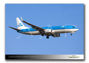 LHR-172 - KLM Royal Dutch Airlines Boeing 737-8K2 Winglets - PH-BGA (Msn 37593 Ln 2569)