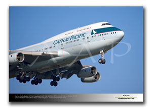 LHR-173 - Cathay Pacific Boeing 747-467 - B-HOX (Msn 24955 Ln 877)