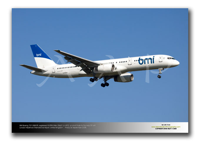 LHR-175 - BMI Boeing 757-2Q8 - G-STRX (Msn 25621 Ln 457)