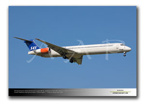 LHR-183 - SAS Skandinavian Airlines McDonnell Douglas MD-82 - LN-ROY (Msn 49615 Ln 1543)