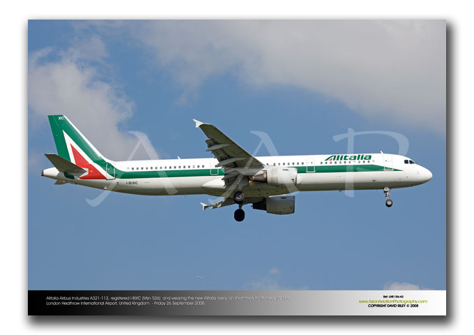 LHR-186 - Alitalia Airbus Industries A321-112 - I-BIXC (Msn 526)