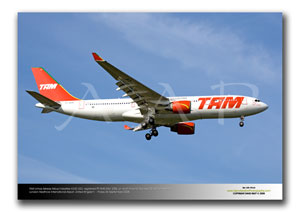 LHR-190 - TAM Linhas A�reas Airbus Industries A330-223 - PT-MVB (Msn 238)