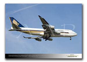 LHR-191 - Singapore Airlines Boeing 747-412 - 9V-SPG (Msn 26562 Ln 1074)