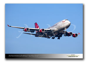 LHR-206 - Virgin Atlantic Airways Boeing 747-4Q8 - G-VHOT (Msn 26326 Ln 1043) and named �Tubular Belle