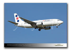 LHR-218 - JAT Airways Boeing 737-3H9 - YU-AND (Msn 23329 Ln 1134)