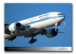 LHR-240- Kuwait Airways Boeing 777-269 ER - 9K-AOB (Msn 28744 Ln 145),