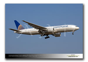 LHR-268 - Continental Airlines Boeing 777-224 ER - N78001 (Msn 27577 Ln 161)