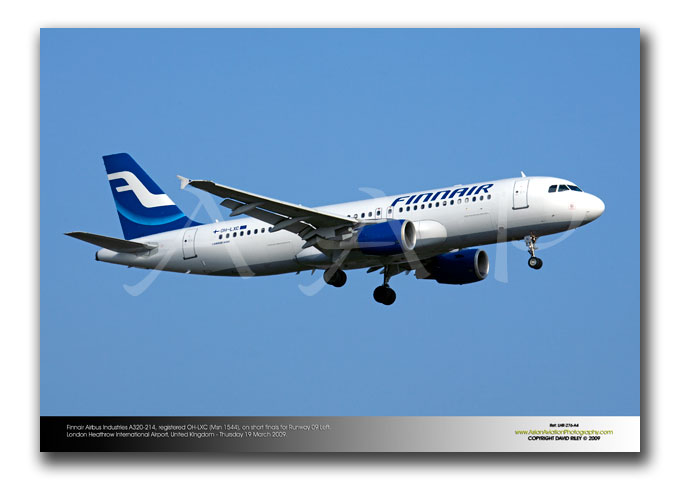LHR-276 - Finnair Airbus Industries A320-214 - OH-LXC (Msn 1544)