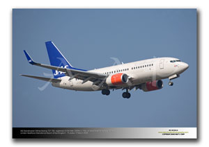 LHR-286 - SAS Skandinavian Airlines Boeing 737-705 Winglets - LN-TUK (Msn 29096 Ln 794)