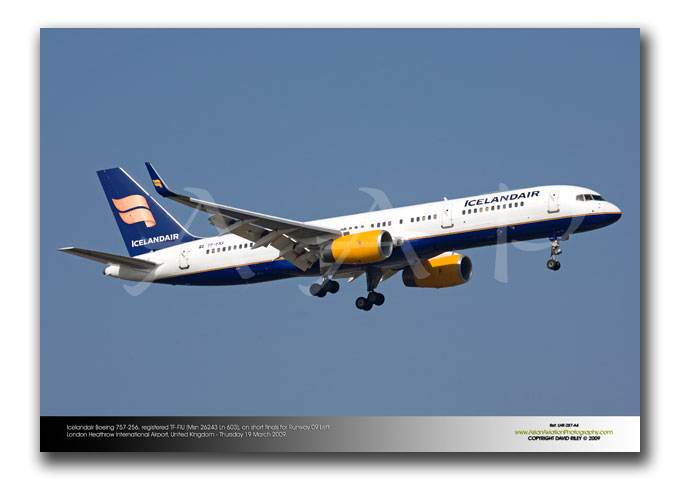 LHR-287 - Icelandair Boeing 757-208 - TF-FIU (Msn 26243 Ln 603)